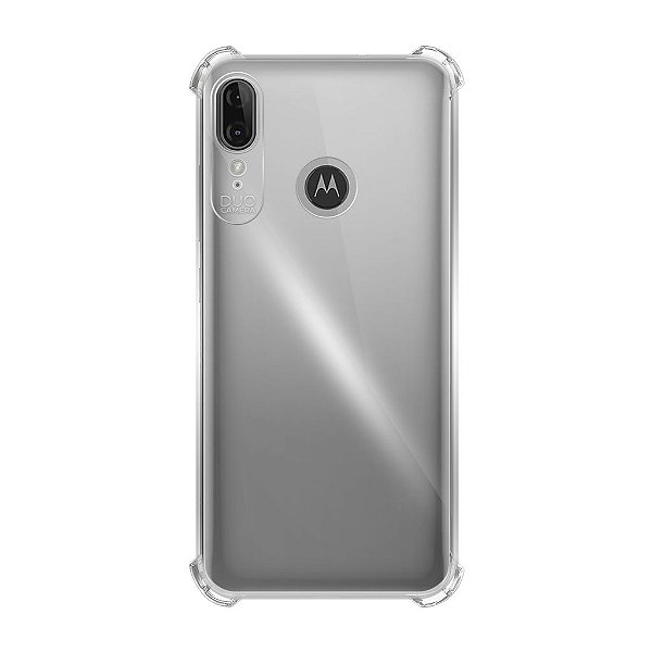 Capinha Moto E6 Plus Silicone Transparente TPU Premium