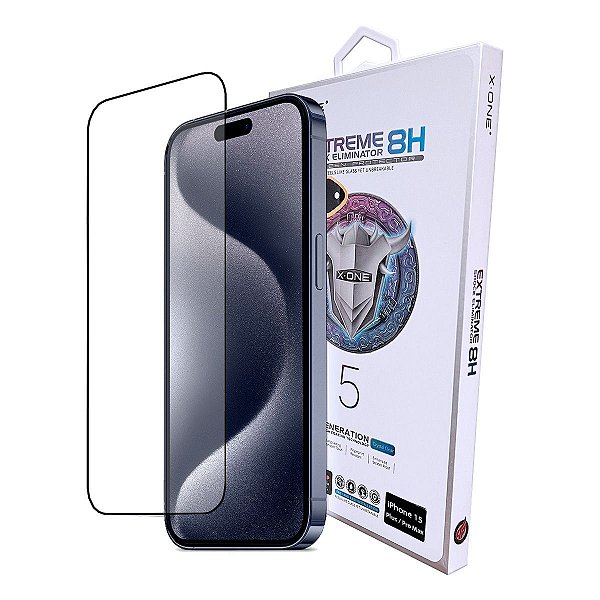 Película X-One Extreme para iPhone 15 Plus e 15 Pro Max