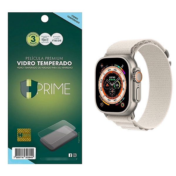 Película HPrime Vidro Temperado para Apple Watch Ultra 49mm
