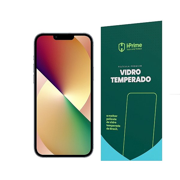 Película HPrime Vidro Temperado para iPhone 13, 13 Pro, 14 e 16E