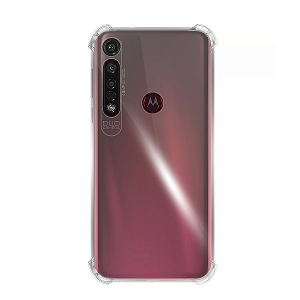 Capinha Moto G8 Plus Silicone Transparente TPU Premium