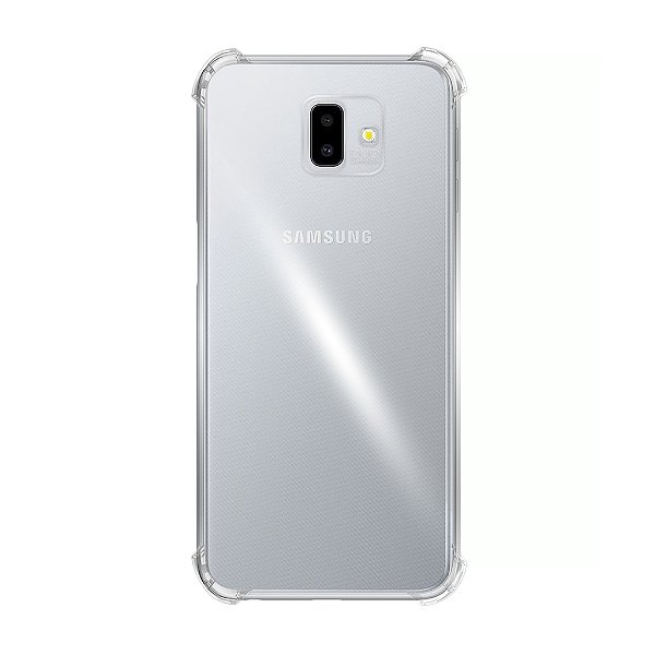 Capinha Samsung Galaxy J6 Plus Silicone Transparente TPU Premium