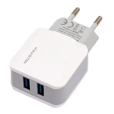 Fonte Tomada Carregador Duplo USB 3.1A Fast Charge