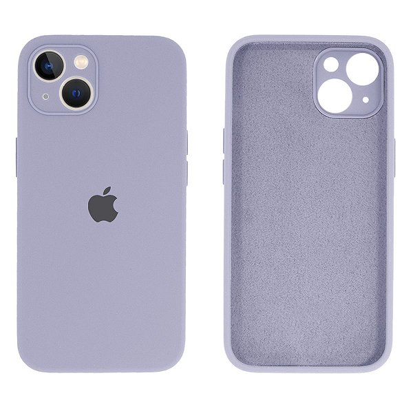 Capinha iPhone 14 Plus Silicone Aveludado com Proteção de Câmera