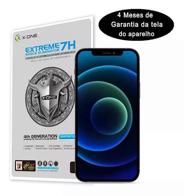 Película Premium X-One Garantia de Tela para iPhone 12 e 12 Pro