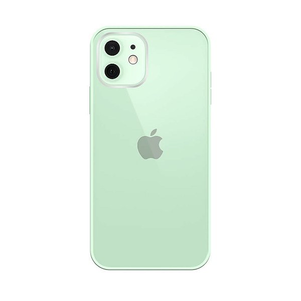 Capinha iPhone 12 Silicone Vidro 9D