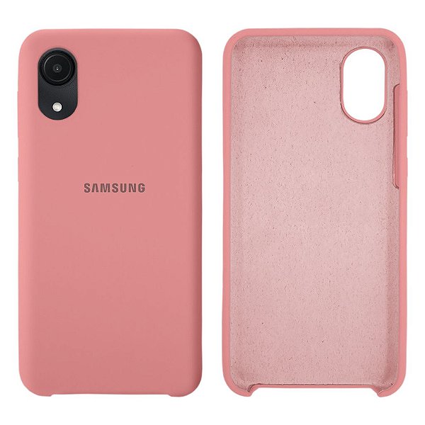 Capinha Silicone Aveludada para Galaxy A03 CORE