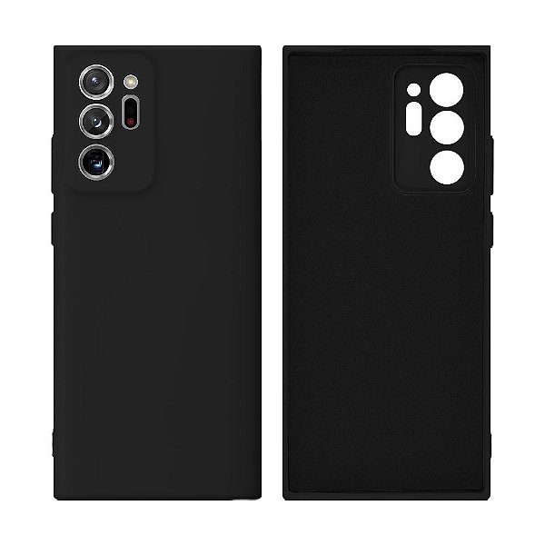 Capinha Galaxy Note 20 Ultra Silicone Aveludado Proteção de Câmera Lisa