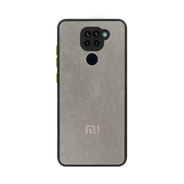 Capinha Xiaomi Redmi Note 9 Couro com Proteção de Câmera