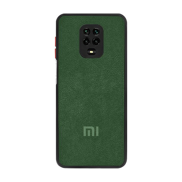 Capinha Xiaomi Redmi Note 9S Couro com Proteção de Câmera