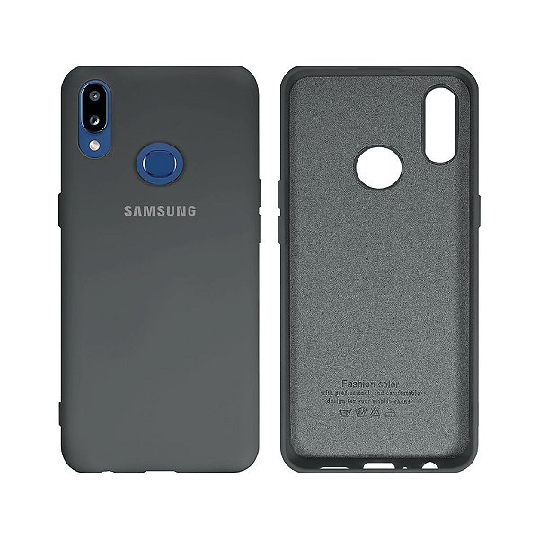 Capinha Galaxy A10S Silicone Cover Aveludado