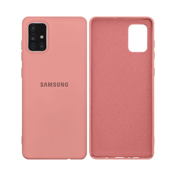 Capinha Galaxy A71 em Silicone Aveludado Diversas Cores