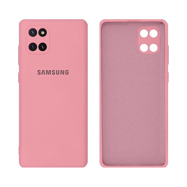 Capinha Galaxy Note 10 Lite Silicone Aveludado Proteção de Câmera