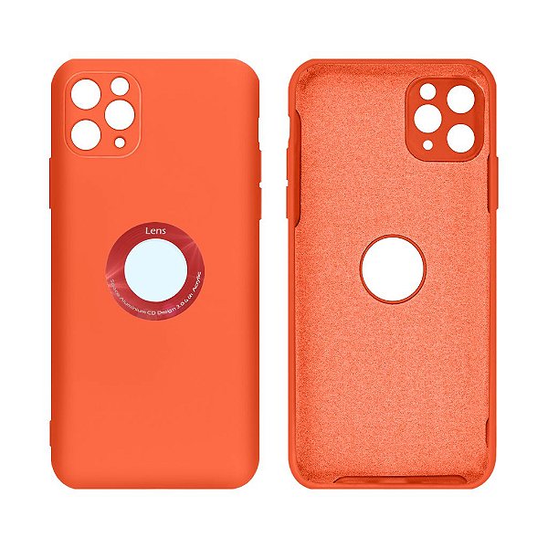 Capa Silicone Furo em Acrílico Compatível com iPhone 11 Pro