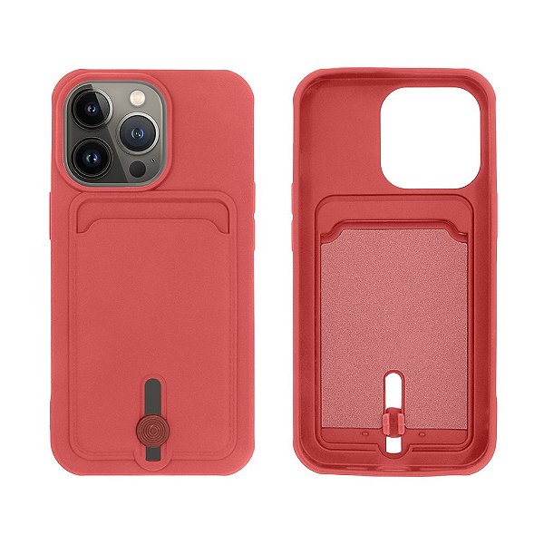 Capinha iPhone 13 Pro Suporte para Cartão