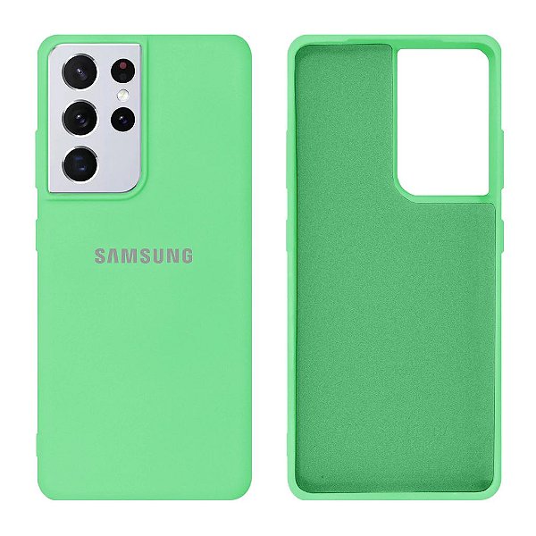 Capinha Galaxy S21 Ultra em Silicone Aveludado Diversas Cores
