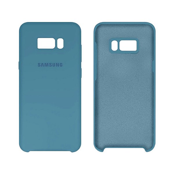 Capinha Galaxy S8 Plus em Silicone Aveludado Diversas Cores