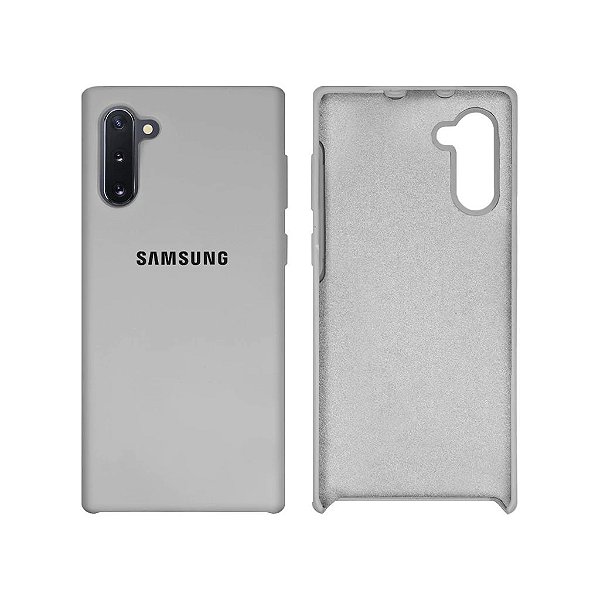 Capinha Galaxy Note 10 em Silicone Aveludado Diversas Cores