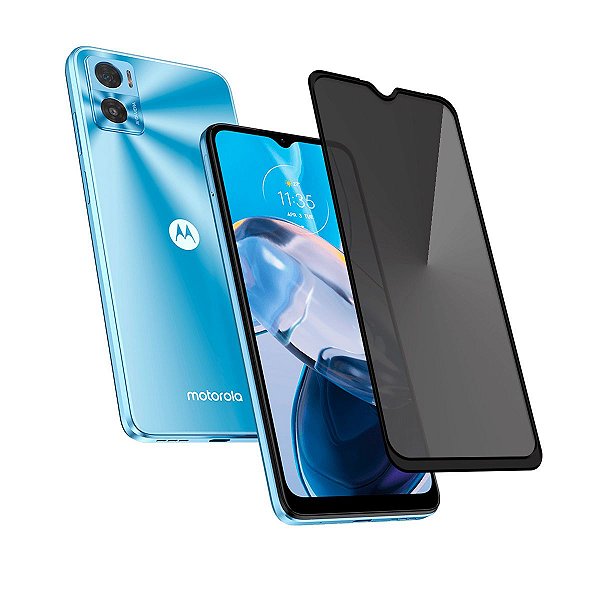 Película 3D Privacidade Compatível com Moto E20/ E22/ E22I