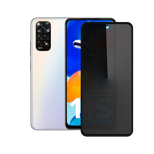 Película 3D Privacidade Redmi Note 11S Vidro Temperado 9h