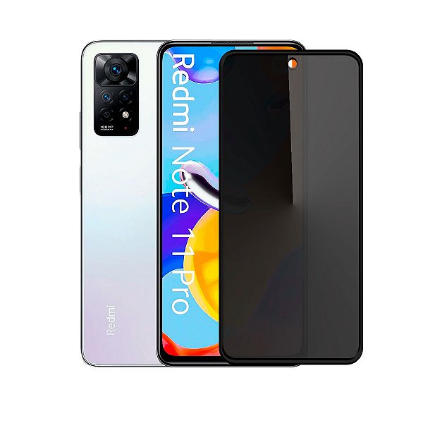 Película 3D Privacidade Redmi Note 11 Pro Vidro Temperado 9h
