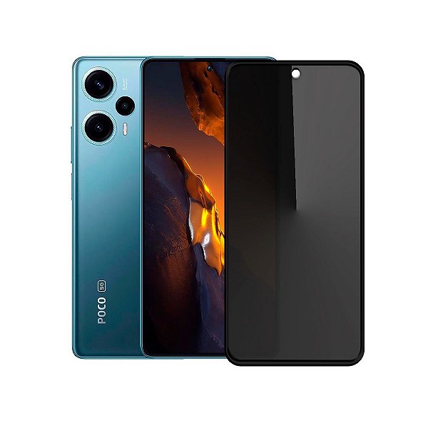 Película 3D Privacidade Redmi Poco F5 Vidro Temperado 9h