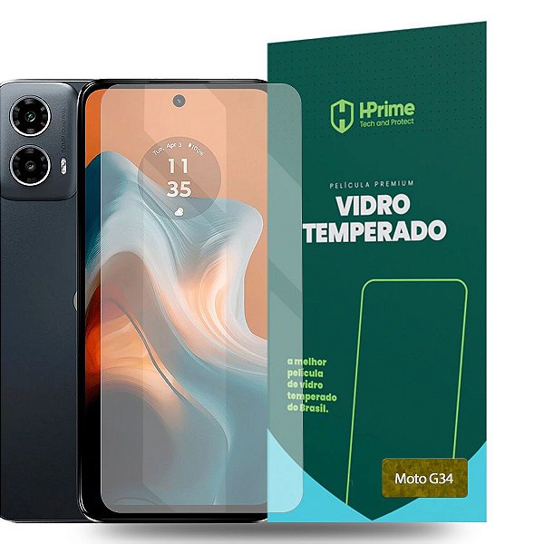 Película Premium HPrime Vidro Temperado para Moto G34