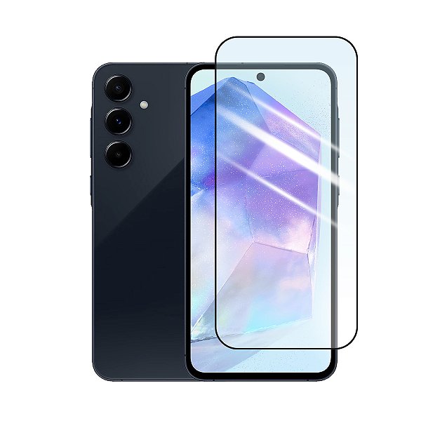 Película 3D Compatível com Galaxy A55 Vidro Temperado 9H