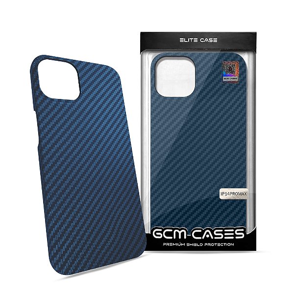 Capinha iPhone 14 Pro Max Slim Textura Fibra Carbono Diversas Cores