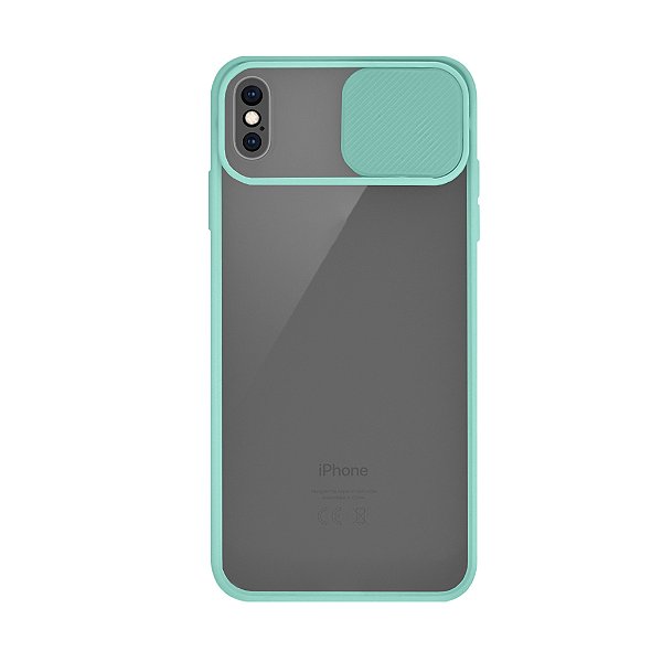 Capa Case Fecha Câmera Slide Compatível com iPhone XS Max