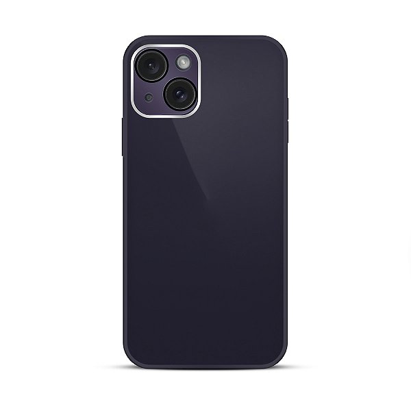 Capa Vidro Temperado Silicone Compatível com iPhone 15