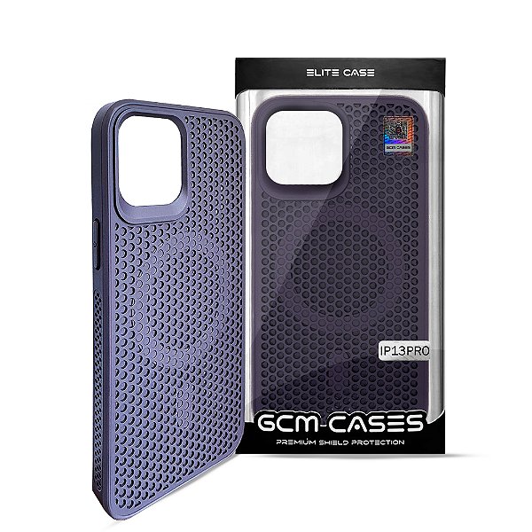 Capinha iPhone 13 Pro Silicone com Furos Dissipador de Calor