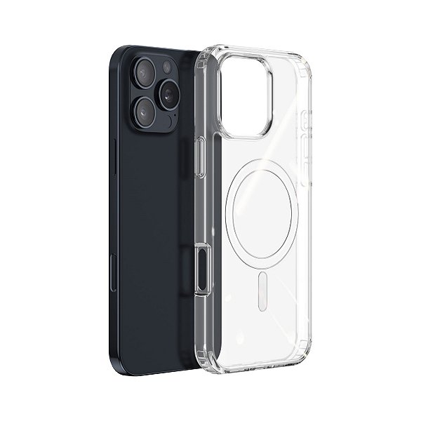 Capinha iPhone 16 Pro Magsafe Transparente Magnética