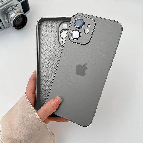 Capinha iPhone 11 Vidro Fosco Premium Luxo Diversas Cores