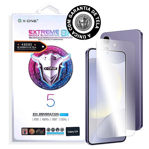 Película X-One Extreme Eliminator 5º para Galaxy S24 - Lançamento  ✨🚀🚨