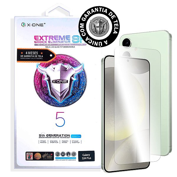 Película X-One Extreme Eliminator 5º para Galaxy S24 Plus - Lançamento  ✨🚀🚨