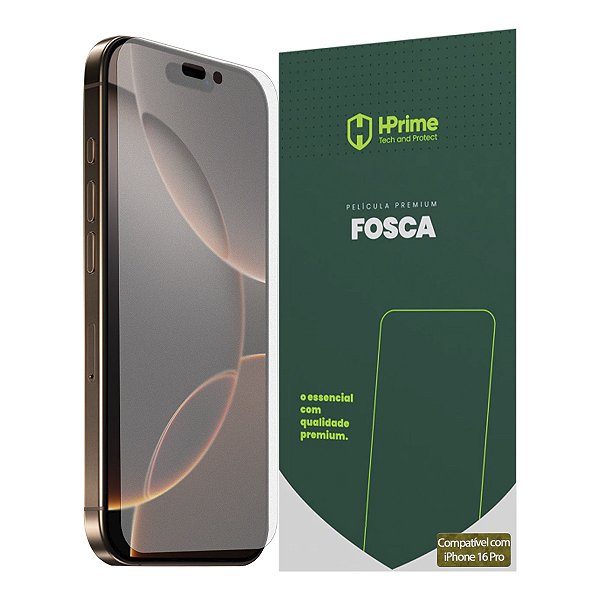 Película Premium HPrime Fosca para iPhone 16 Pro
