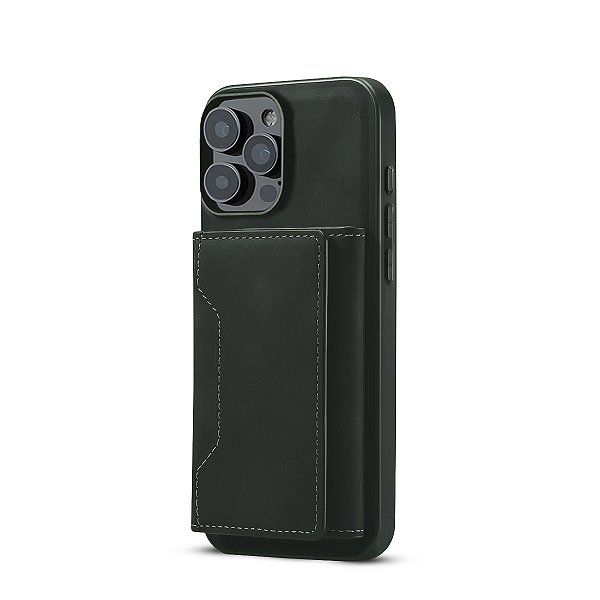 Capa Couro + Carteira magnetic 2 em 1 para iPhone 16 Pro Max