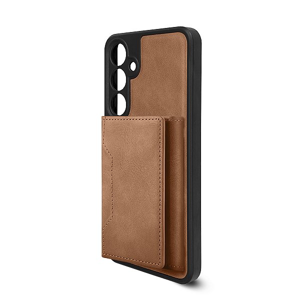 Capa Couro + Carteira magnetica 2 em 1 para Galaxy S24 Plus