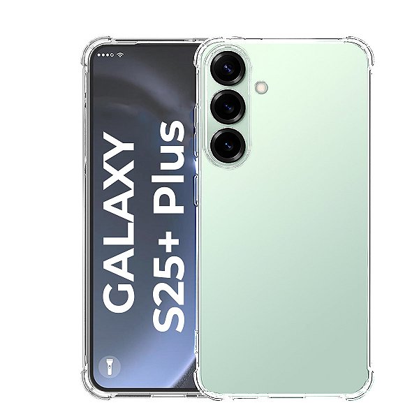 Capinha para Galaxy S25+ Plus TPU Clean Proteção Câmera