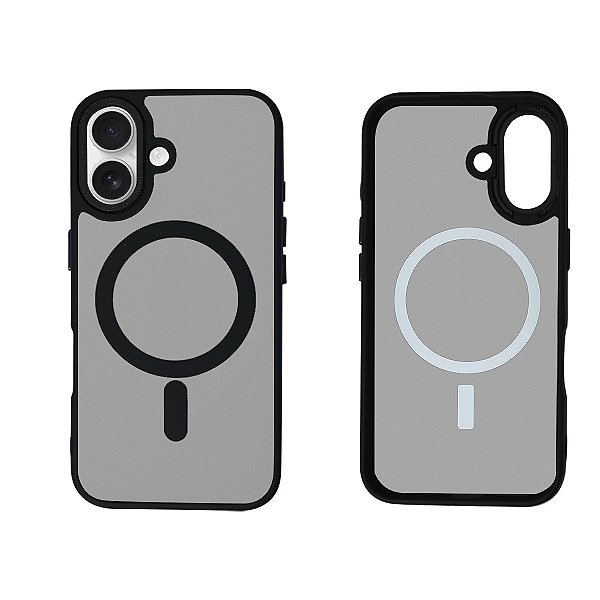 Capinha para iPhone 16 Fosca Magnética Proteção Câmera