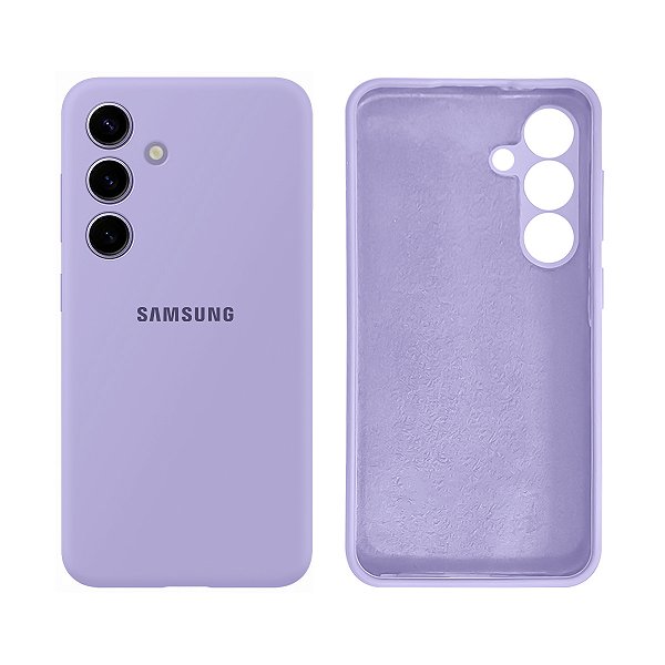Capa Para Galaxy S24 Em Silicone e Aveludada Proteção Câmera