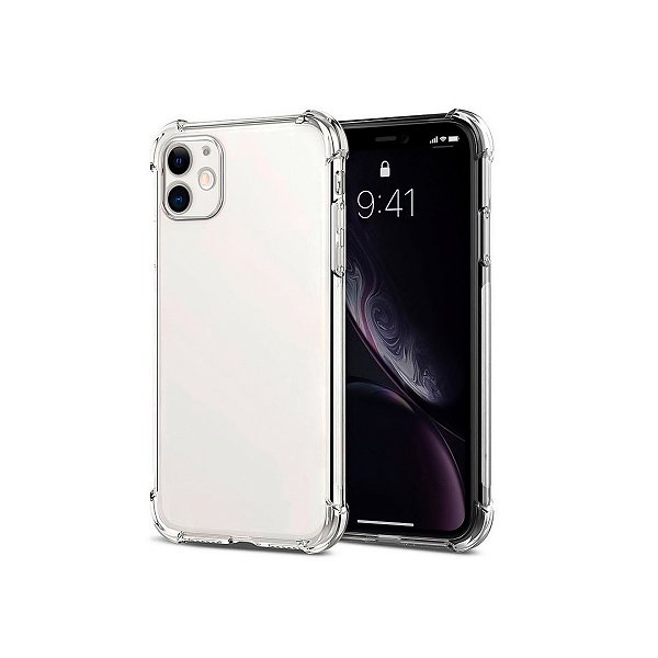 Capinha Transparente Compatível Com iPhone 12 Protege Câmera