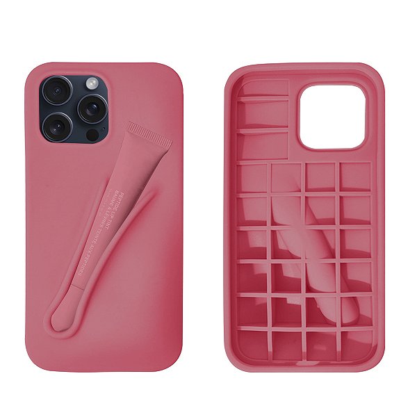 Capinha Lip Case para iPhone 15 Pro Max Porta Gloss ou Batom