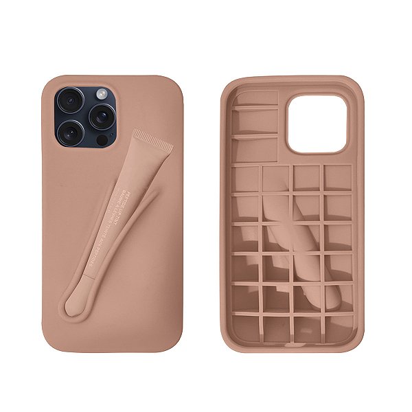 Capinha Lip Case para iPhone 15 Pro Porta Gloss ou Batom
