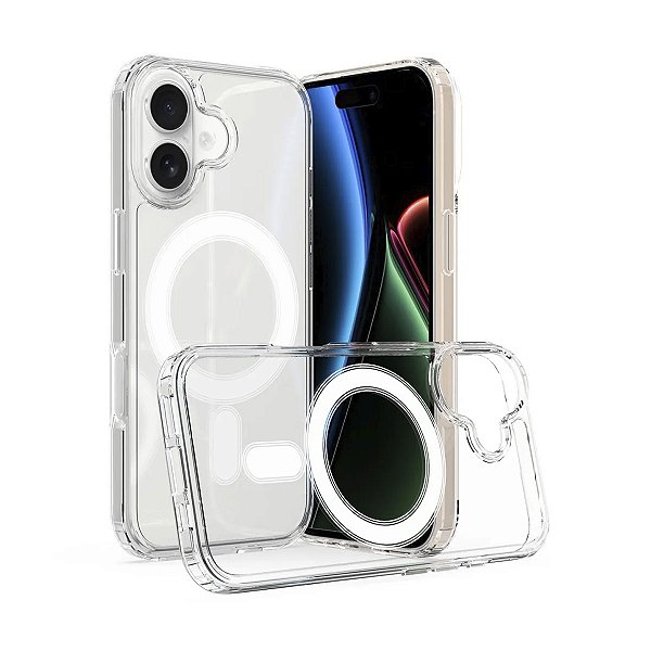 Capinha para iPhone 17 Magsafe Transparente Magnetic