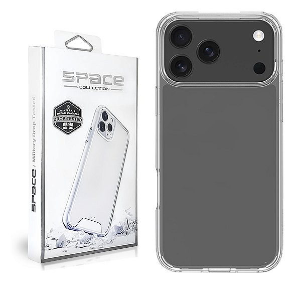 Capa Transparente SPACE para iPhone 17 Pro Max em Acrílico