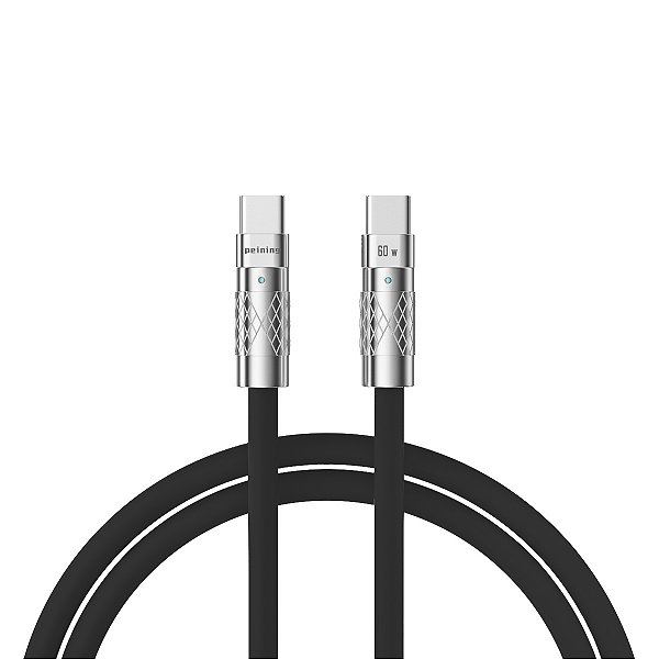 Cabo de Dados Peining USB-C Emborrachado Resistente Turbo