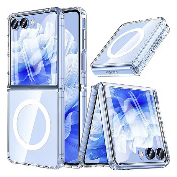 Capinha Transparente Magsafe para Galaxy Z Flip 7