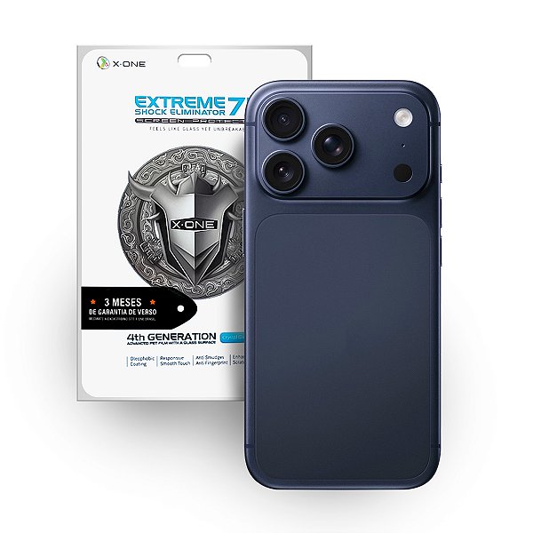 Película Traseira X-One Extreme Shock 7H iPhone 17 Pro Max
